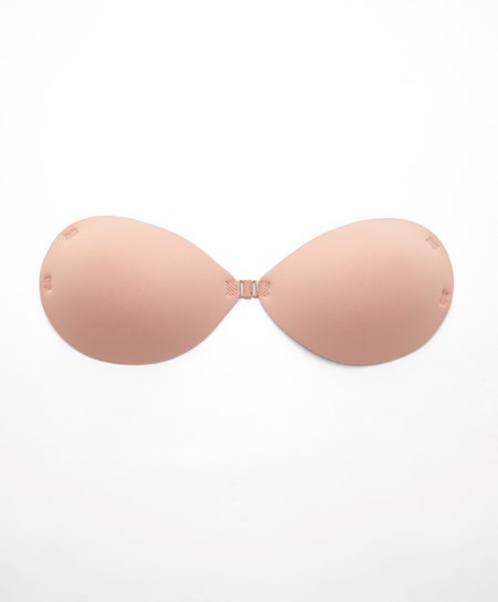 Oysho Adhesive Fabric Cups Beżowe | 038965KEL