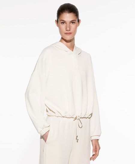 Oysho Adjustable Modal Sweatshirt Stone | 218603KFS