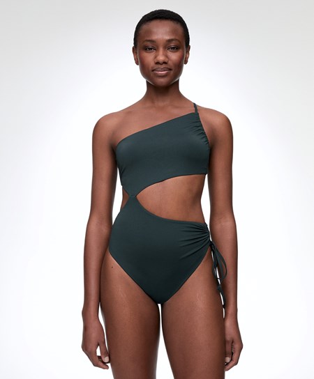 Oysho Asymmetric Trikini Jasny Zielone | 386751VNU