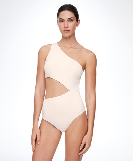 Oysho Asymmetric Trikini Vanilla | 804532IBN