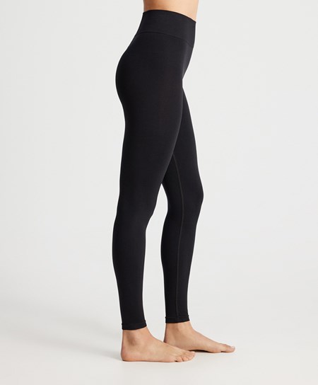Oysho Base Layer Seamless 65cm Leggings Czarne | 864192TMH