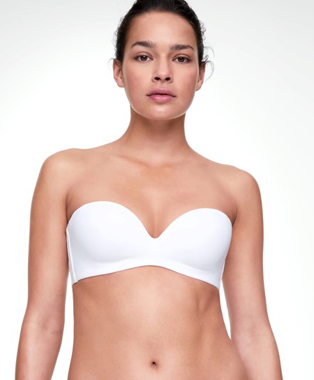 Oysho Bawełniane Bra With Removable Straps Białe | 307591JZB
