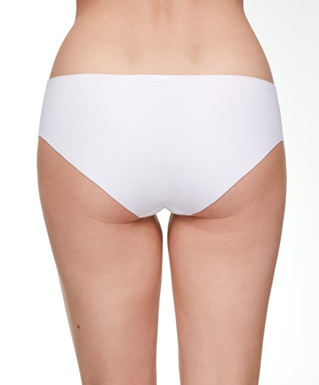 Oysho Bawełniane Invisible Klasyczne Briefs Białe | 174823CNZ