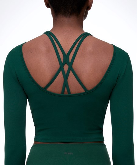 Oysho Comfortlux Back Long-sleeved T-shirt Bottle | 253468AYM
