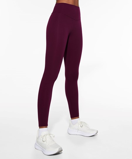 Oysho Comfortlux High-rise Ankle-length Leggings Fioletowe | 761453JFM