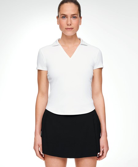 Oysho Comfortlux Polo Shirt Białe | 479536YOV