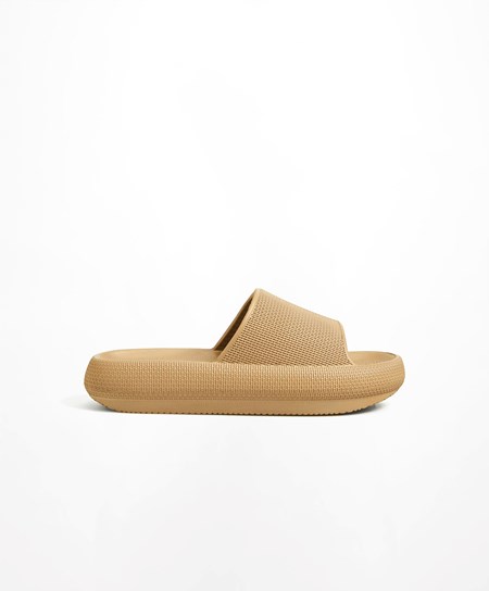 Oysho Flatform Sandals Brązowe | 869270MFO