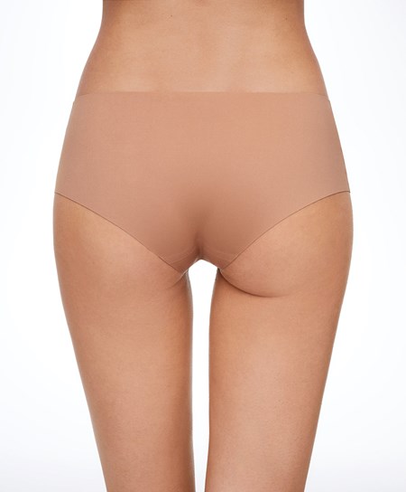 Oysho Invisible Laser-cut Cheekies Tan | 731094FXB