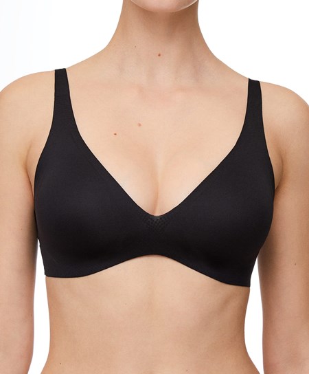 Oysho Invisible Laser-cut Halterneck-style Bra Czarne | 850926JHP