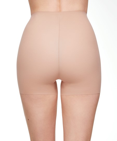 Oysho Invisible Laser-cut Hot Pants Beżowe | 673145DJO