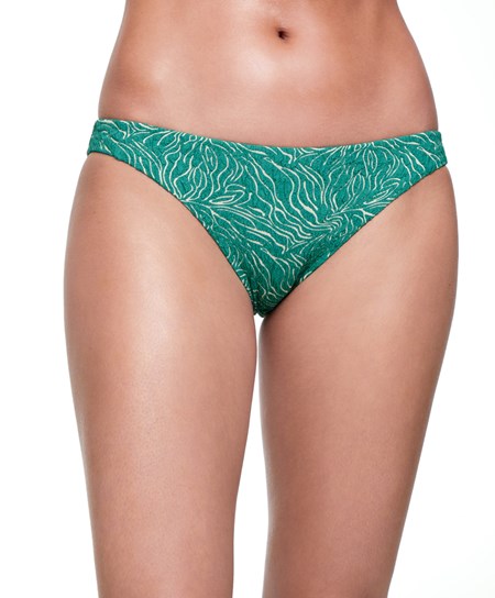 Oysho Jacquard Klasyczne Bikini Briefs Turkusowe Zielone | 069534GPC