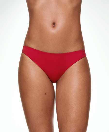 Oysho Klasyczne Bikini Briefs Czerwone | 294706BOL