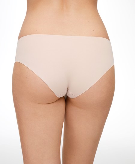 Oysho Laser-cut Invisible Klasyczne Briefs Almond | 125890GWA