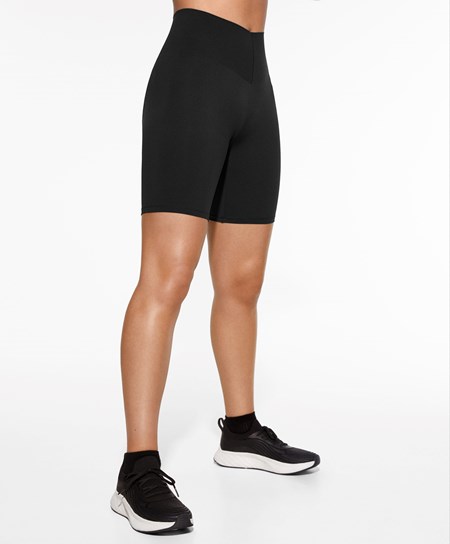 Oysho Light Touch 25cm Cycle Krótkie Leggings Czarne | 352409XZO