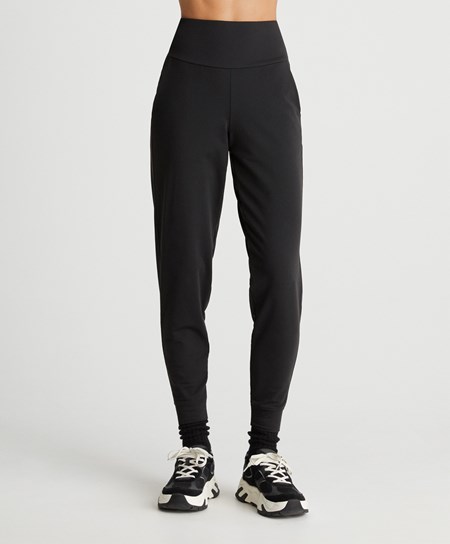 Oysho Light Warm Joggers Czarne | 793804CVK