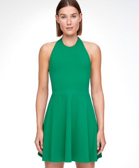 Oysho Light-touch Halter Sukienki Zielone | 526478FEZ