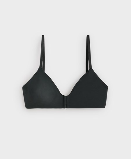 Oysho Lola Bra With Right Cup Czarne | 687230YXJ