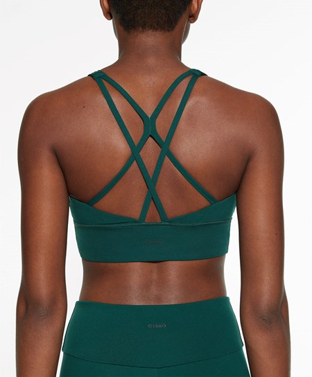 Oysho Medium-support Sports Bra With Cups Bottle | 914863EAD
