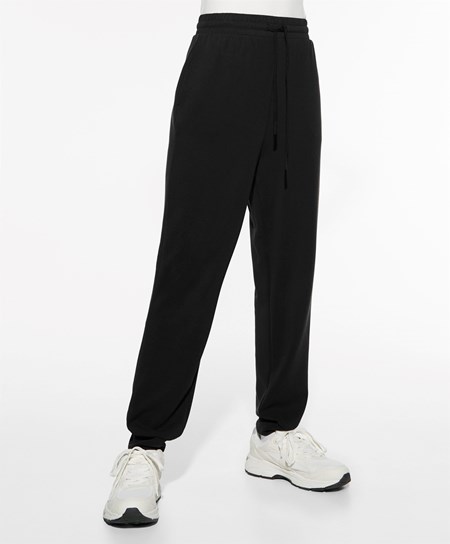 Oysho Modal Joggers Czarne | 495861FZM