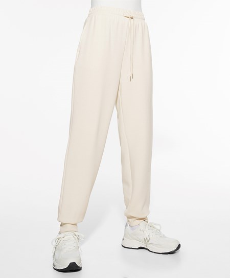 Oysho Modal Joggers Stone | 051728WZK