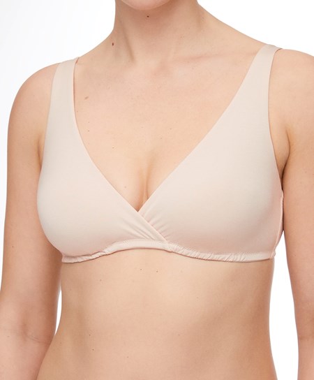 Oysho Modal Triangle Nursing Bra Almond | 624970QDW
