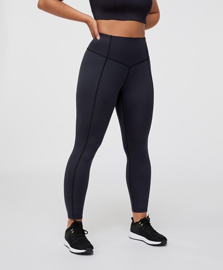 Oysho Plus Size 65cm Ankle-length Leggings Czarne | 498207FWN