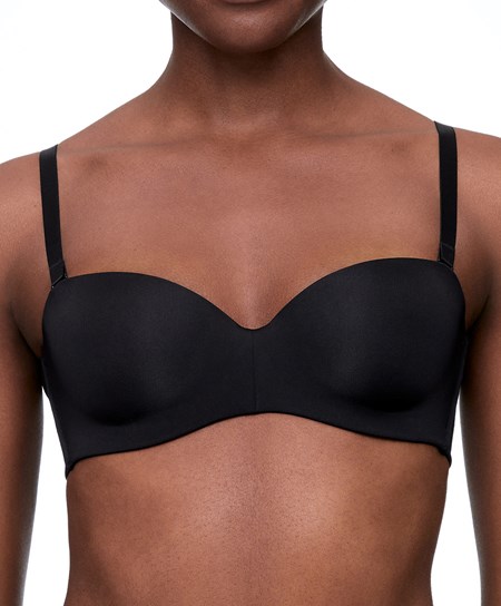 Oysho Polyamide Bra With Removable Straps Czarne | 820941KAZ