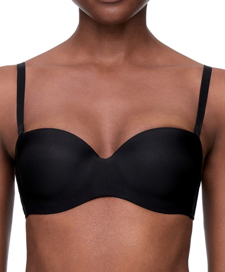 Oysho Polyamide Push-up Bra With Removable Straps Czarne | 501247SUD