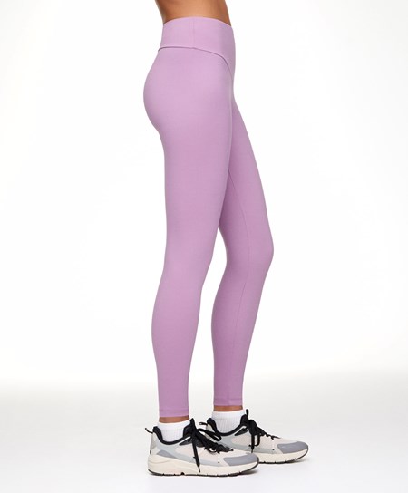 Oysho Soft Compressive 65cm Ankle-length Leggings Pale Mauve | 618742JWH