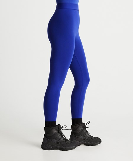 Oysho Super Extra Warm 70cm Ankle-length Leggings Niebieskie | 701596RLM