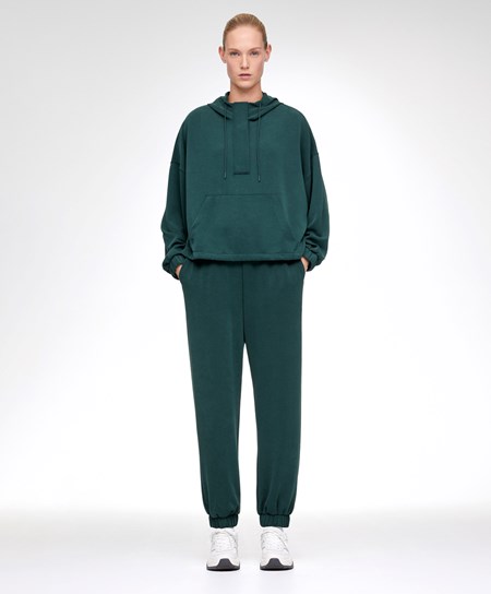 Oysho Turquoise Modal Tracksuit Ciemny Turkusowe | 985172WLG