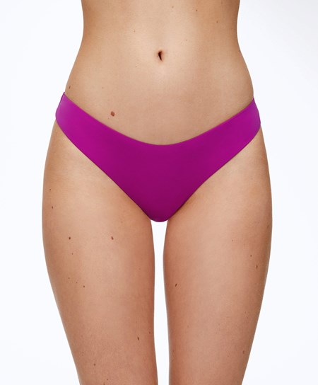 Oysho U-cut Brazilian Bikini Briefs Bougainvillea | 283104XLB