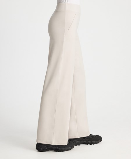 Oysho Warm Prosty Trousers Sand | 187290CVM