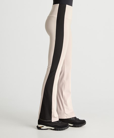 Oysho Warm-touch Flare Trousers Stone | 874192ECU