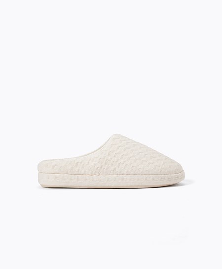 Oysho Weave Mules Ecru | 361978RHA